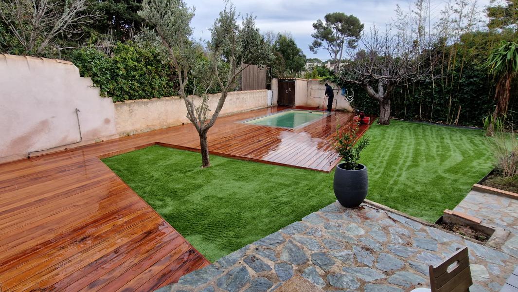 LA REMISE EN ÉTAT DES ABORDS DE LA PISCINE - ojardin-paysagiste-toulon.fr